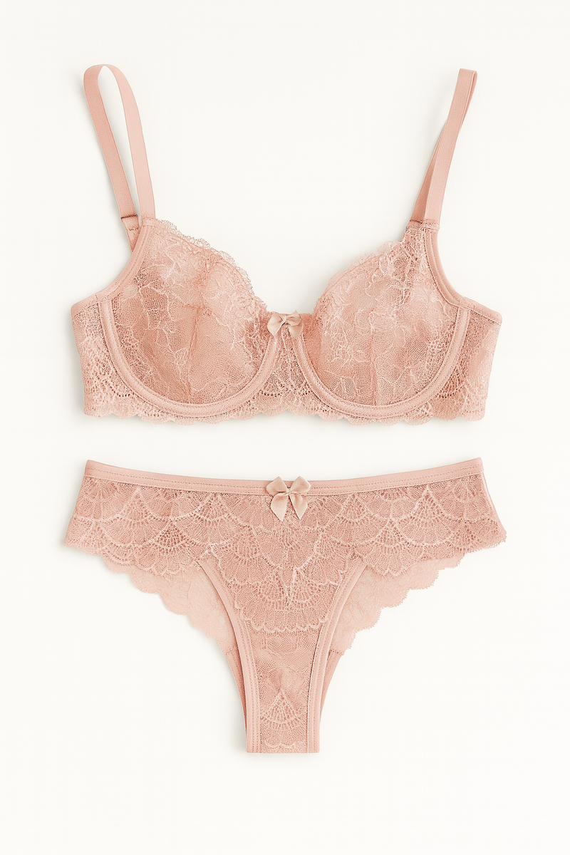 Conjunto Plus Size: Calcinha e Sutiã de Poliamida Alta sustentação