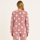 Pijama Fofinho e Quentinho Rosê Estampa Ovelhinhas + Brinde + Frete Grátis