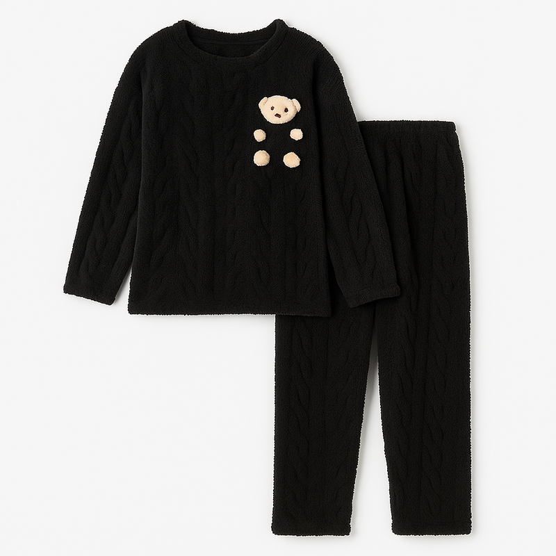 Pijama Fofo com Ursinho no bolso