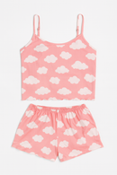 Baby Doll com Estampa de núvens