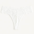 Calcinha de Algodão fio conforto com renda Plus Size