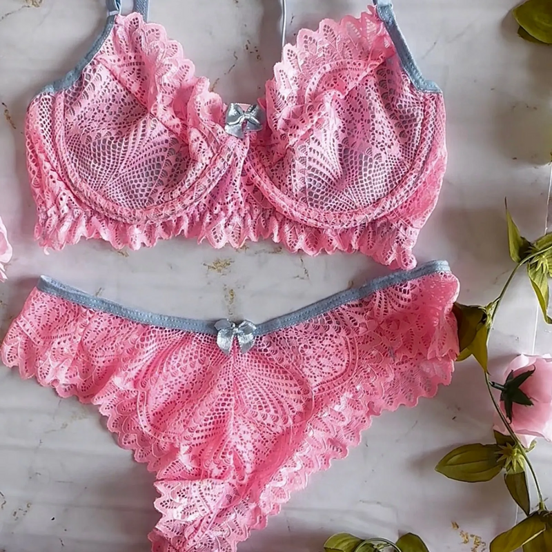 ✨ PROMOÇÃO RELÂMPAGO✨ Combo Princesa: 05 Lingeries Especiais Pink Princess