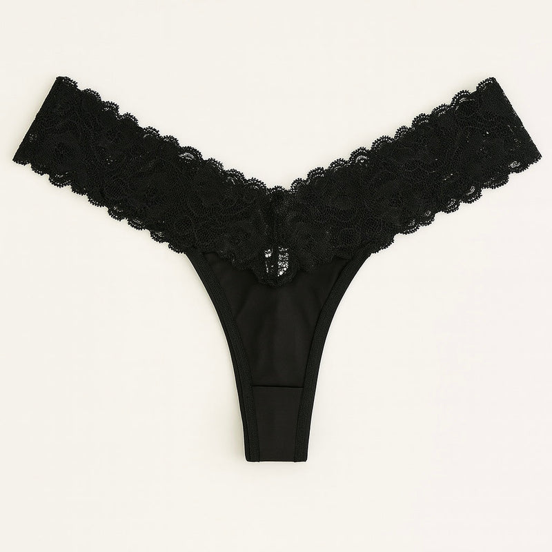 Calcinha de Algodão fio conforto com renda Plus Size