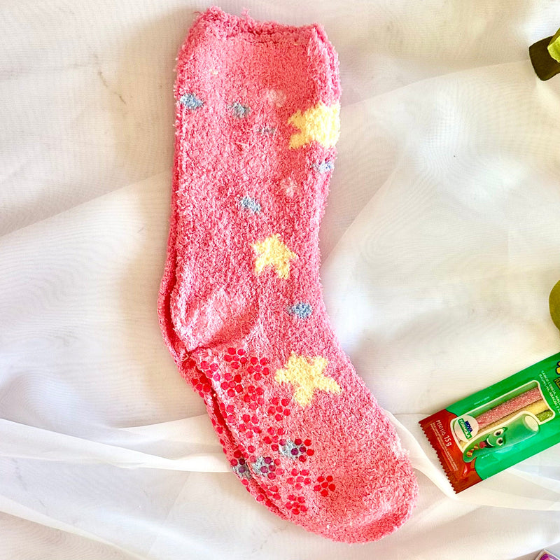 Combo 03 Meias Lã Candy Socks 💕 - Meias Felpudas em Embalagem Especial