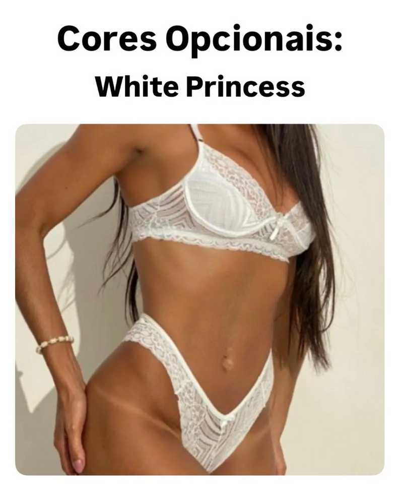 ✨ PROMOÇÃO RELÂMPAGO✨ Combo Princesa: 05 Lingeries Especiais Pink Princess