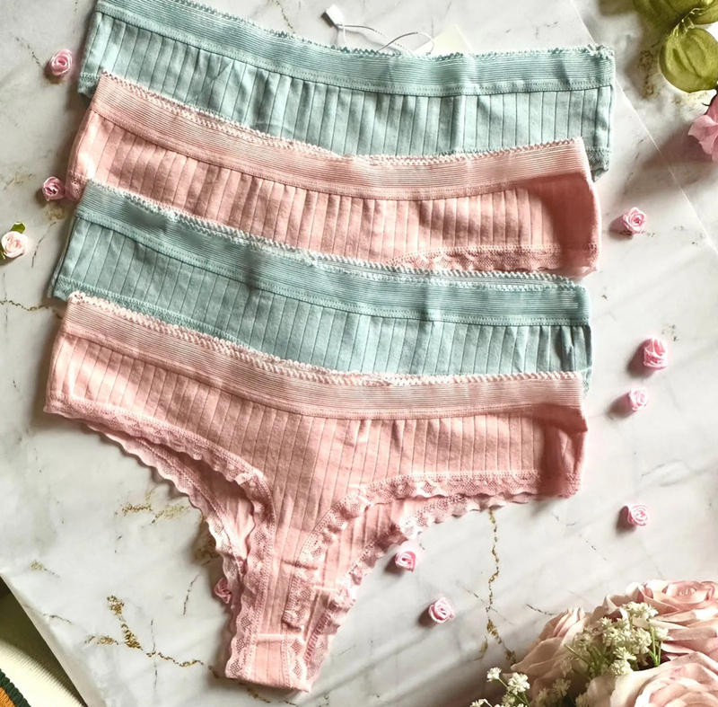 KIT 03 Calcinhas de Algodão Liana