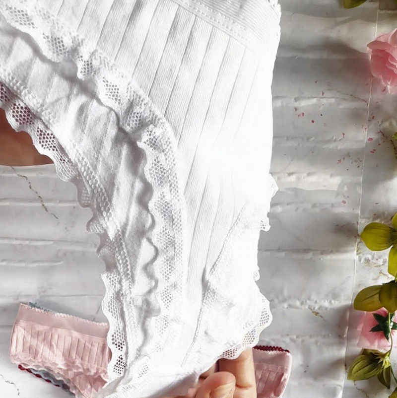 Calcinha de Algodão Liana Branca